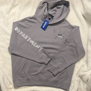 HUGO Men's Gray Hoodie